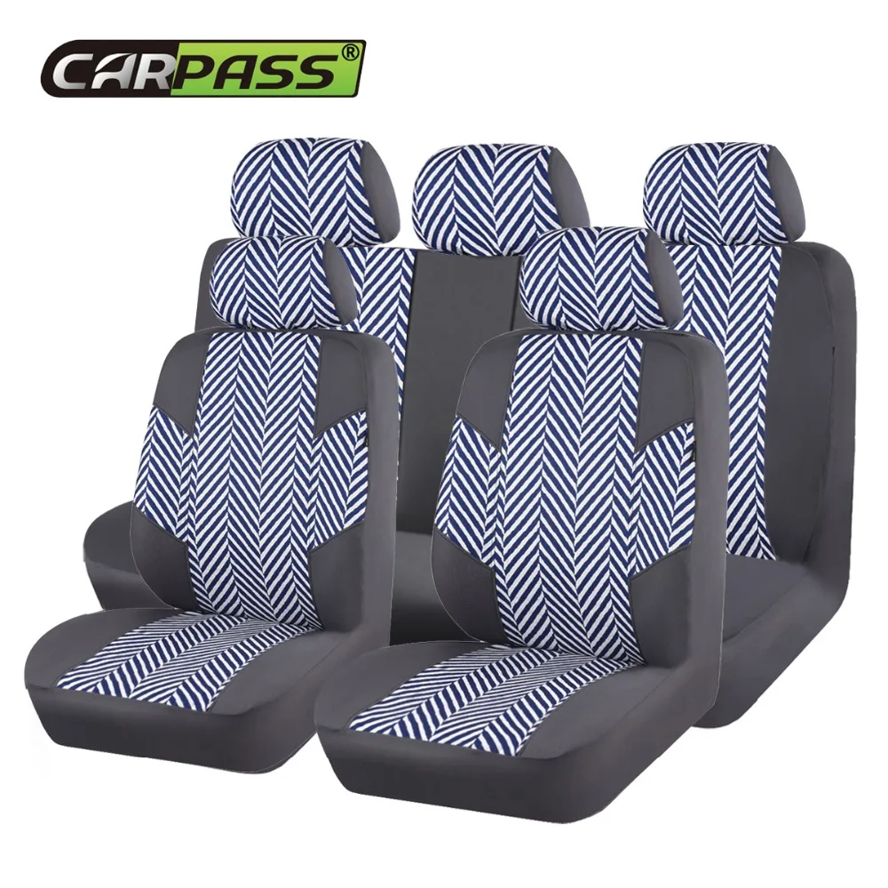 Buy 2018 Fashion Linen Car Seat Covers Universal Set