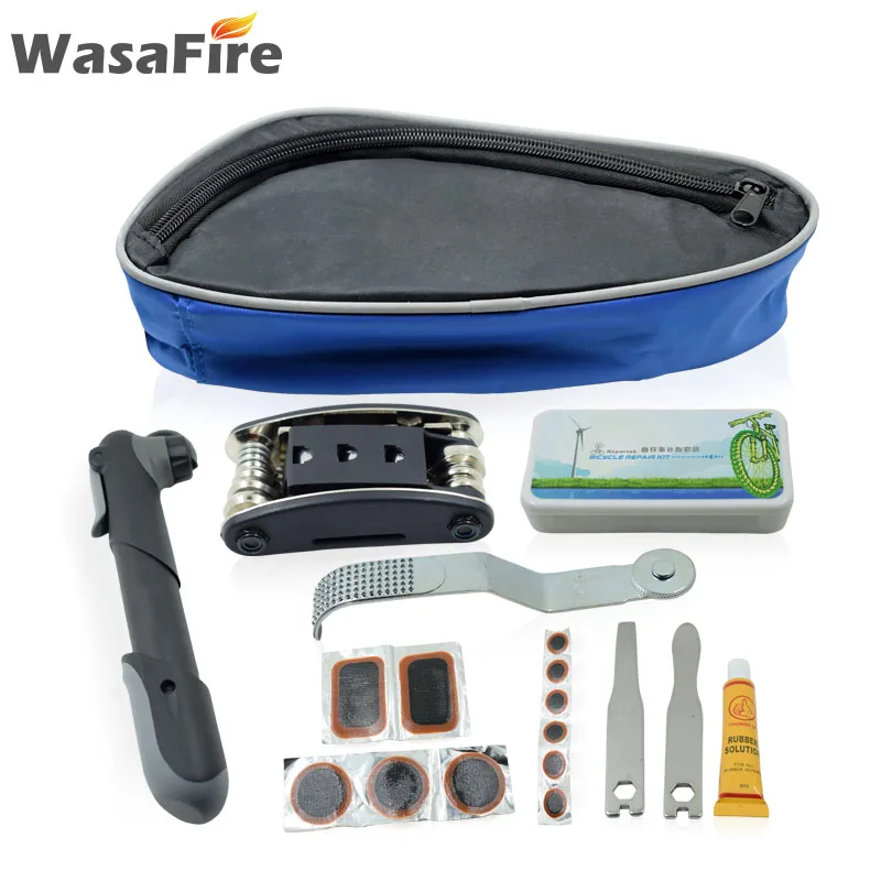 buy SAHOO MIX in 1 Cycling Bicycle Tools Bike Repair Kit Set with Pouch Pump Black Bicycle Accessories Mountain Screwdriver Tool