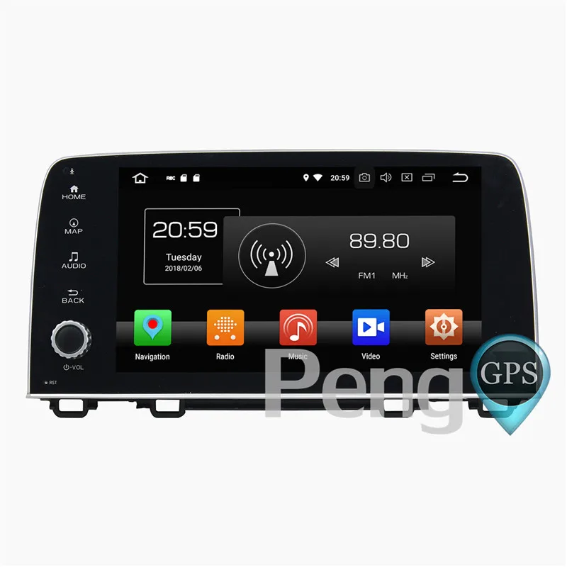 Excellent 4G+32G Octa Core 2 Din Stereo Android 8.0 Car Radio for Honda CRV 2017  GPS Navigation CD DVD Player Bluetooth headunit 6