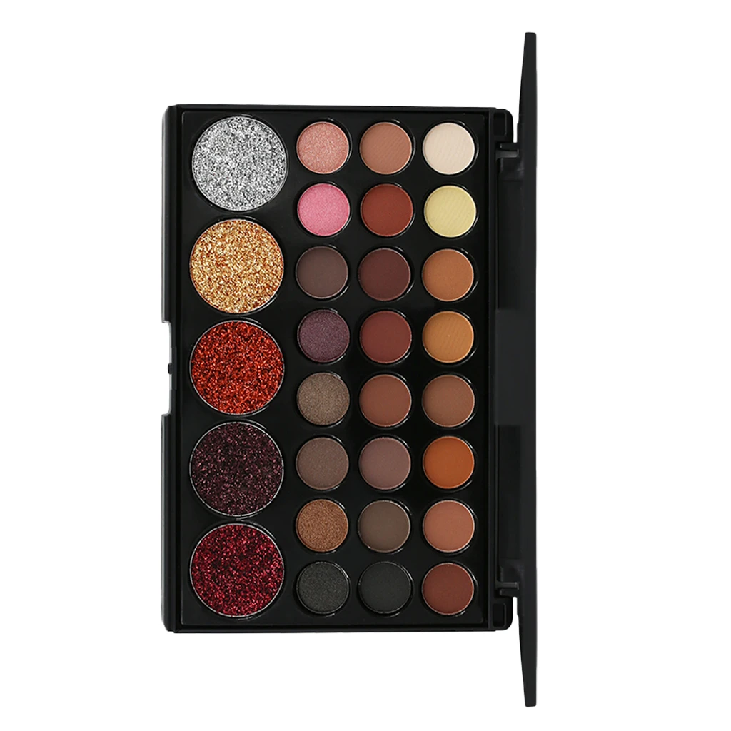 29 Color Bling Sleek Makeup Mineral Matte Eyeshadow Palette Bright Paillette Water-proof