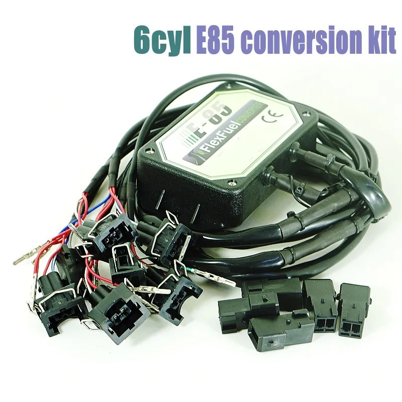 DHL Free E85 Flex Fuel Conversion Kit 6cyl with Cold Start Asst.,Temp