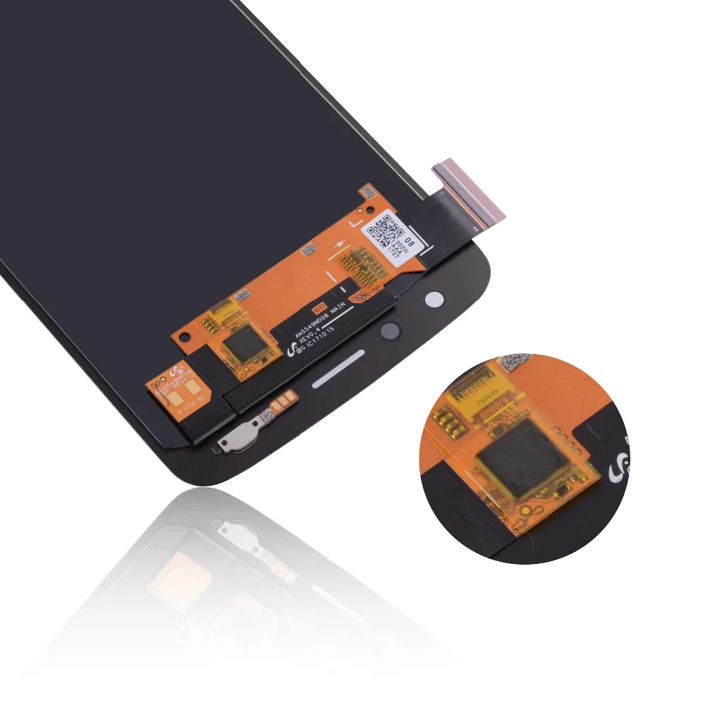 OLED AMOLED Дисплей для Motorola Moto Z2 Play LCD XT1070 в сборе с тачскрином 5.5'' черный белый