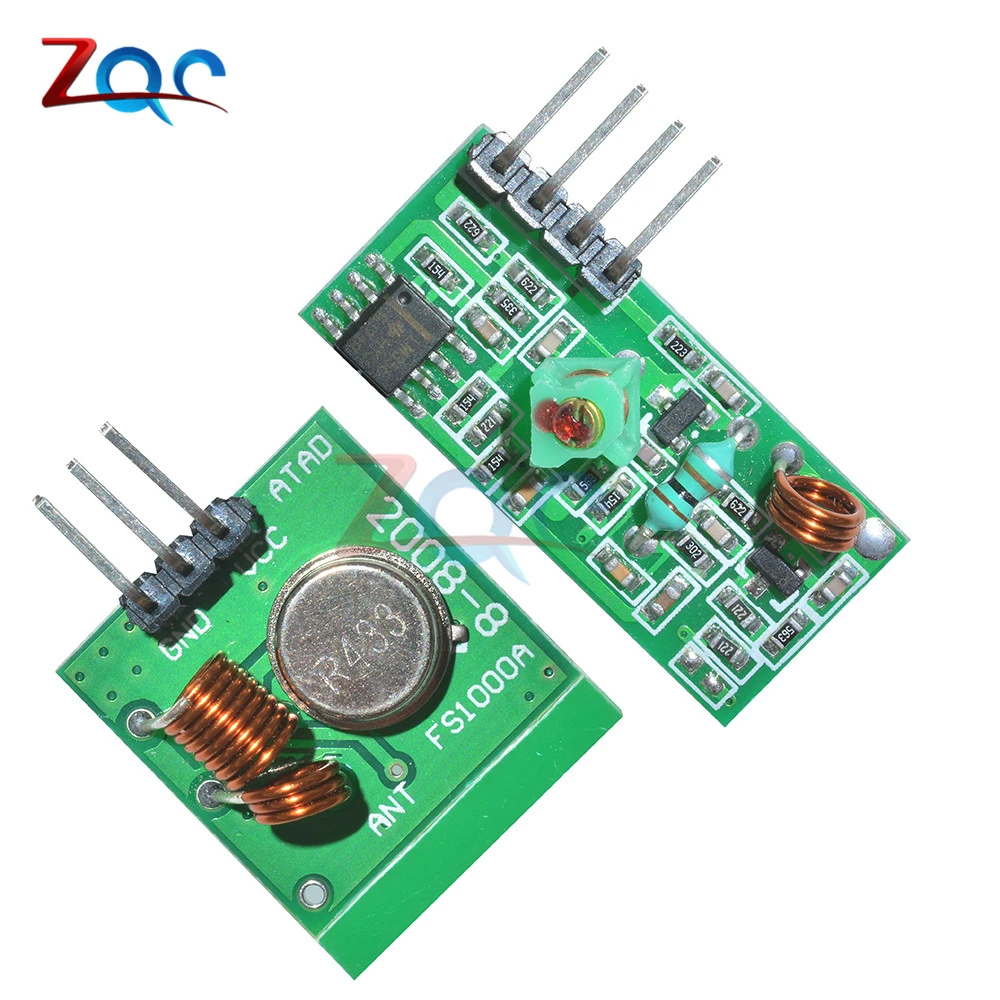 433mhz Rf Transmitter And Receiver Link Kit For Arduino Arm Mc U Remote Control Development Kits Boards Electrical Equipment Supplies