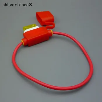 

shhworldsea 10pcs rubber + ceramic 20A AUTO Blade In-Line ceramic Fuse SOCKET car Fuse holder (5A~40A)