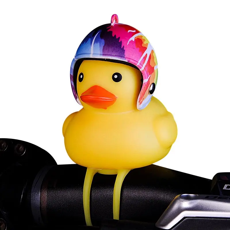 

Mini Bicycle Horn+Light Yellow Duck Bicycle Bells Head Lights Road Mountain Bike Handlebar Lamps Children Cycling Accessories