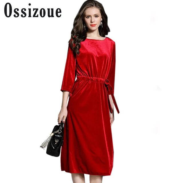 large size green velvet dress winter dresses women 2017 vestido de festa loose red christmas dress - Red Christmas Dresses large size green velvet dress winter dresses women 2017 vestido de festa loose red christmas dress - Red Christmas Dresses