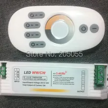 2.4 ГГц LED WW/CW 12a сенсорный РФ изделие Температура регулируемый пульт дистанционного управления белый/теплый белый 5050 Светодиодные ленты свет 12 В-24 В