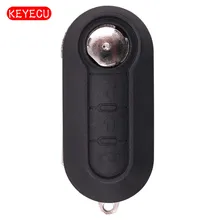 Keyecu Remote Key Fob 3 Button 433MHz ID46 for Fiat 500L Bravo Ducato 500L MPV (2010 – Present) 300