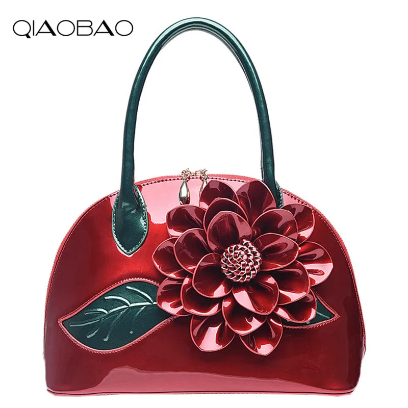 

QIAOBAO Fashion Flower Fashion Women CrossBody Bag Female Shoulder Bags Marry Women Messenger Bags