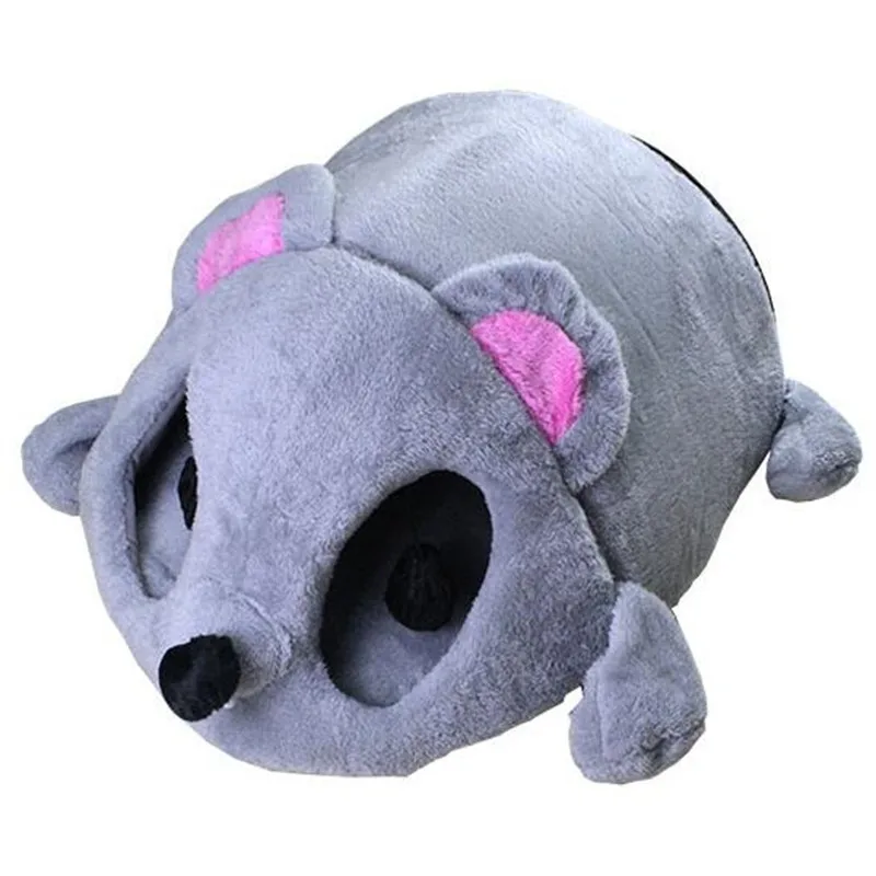Buy New Gray Mouse Form Bed Small Cats Dogs Cave Bed