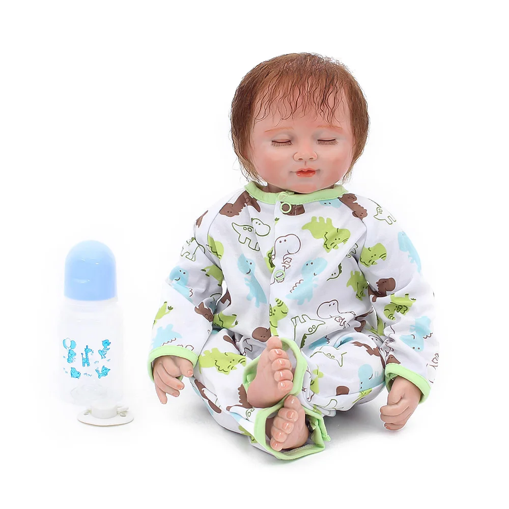 

Realista BeBes Reborn Doll soft Cotton Body 50cm Silicone Reborn Baby Dolls Lifelike Newborn Baby Gift Juguetes Babies Toys