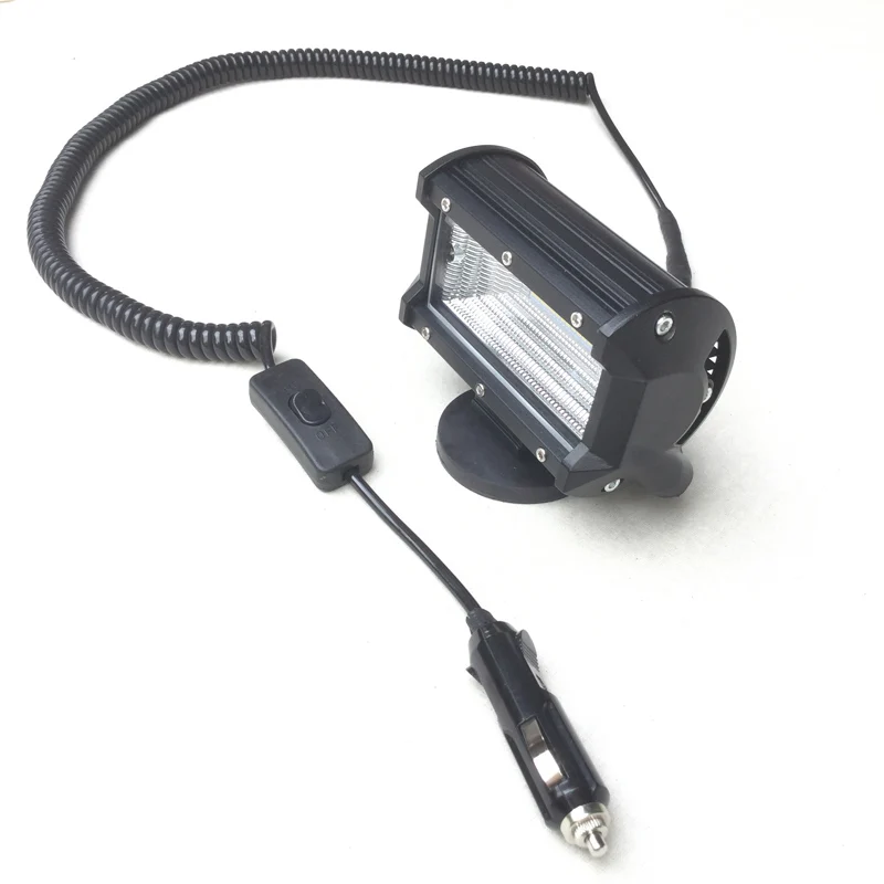 

12/24v 72W Portable Led Flood work light Magnet stand base Car maintenance light Outdoor Recuse Search Camp light 4x4 Fog lamp