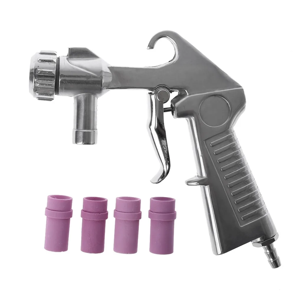Pistola de Jateamento Sifão Derusting Polido Abrasivo Sandblaster Alimentação Explosão Bico Dicas Cerâmicas ar
