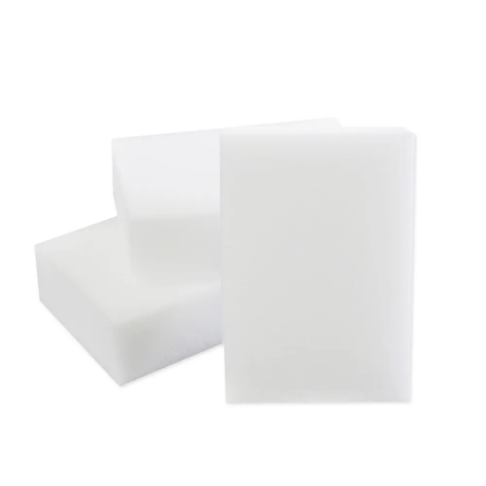 MeyJig 50 шт 100*70*30 мм белая Волшебная меламиновая губка Ластик для кухня, ванная, офис принадлежность для чистки/мытья посуды Nano