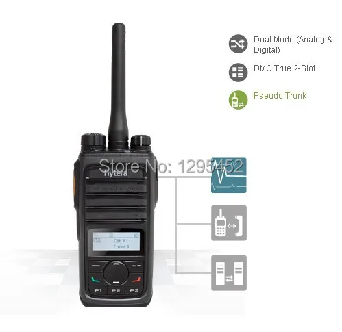 HYT рация ПМР 400-470 МГц hytera walkie talkie PD560/PD-560/PD-56X Портативное двухстороннее радио