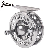 JITAI катушка для ловли нахлыстом, 3/4, полностью Металлическая, обработанная на станке с ЧПУ, 2+ 1BB, левая, правая, сменная, для ловли нахлыстом, литое колесо барабана для ловли форели