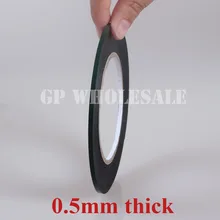 2 мм в ширину,(толщина 0,5 мм), 10 м/рулон, двухсторонняя клейкая черная поролоновая губчатая лента для телефона samsung htc экран Защита от пыли уплотнение