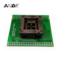 TQFP100 FQFP100 QFP100 для DIP100 Программирование гнездо OTQ-100-0.5-09 шаг 0,5 мм IC Размер корпуса 14x14 мм тестовый адаптер