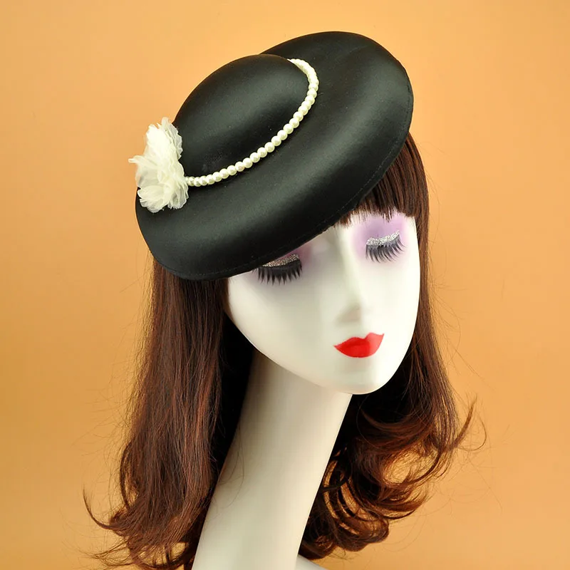 

Wedding Bridal Hats And Fascinators/headpiece/party Hat wedding accessories White Black Pink party hair accessories