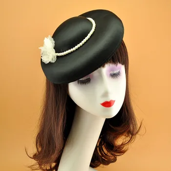 

Wedding Bridal Hats And Fascinators/headpiece/party Hat wedding accessories White Black Pink party hair accessories