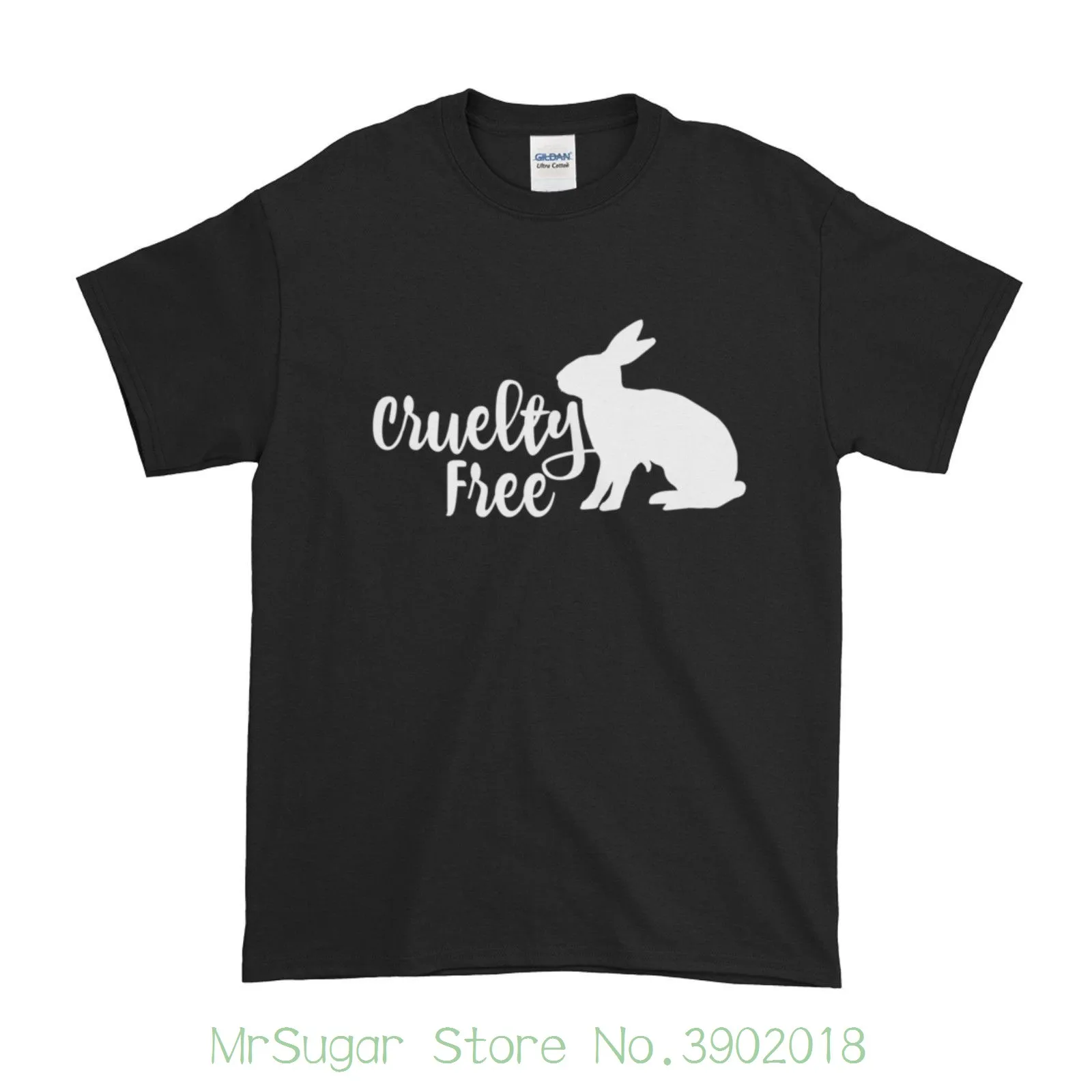 Новая футболка с изображением животных. Безжалостная футболка с кроликом. Свободные хлопковые футболки для мужчин крутые топы футболки