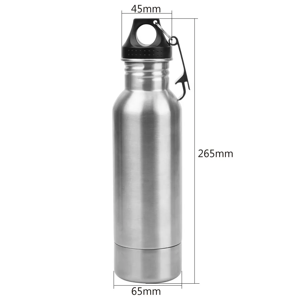 HOOMIN 304 держатель для пивных бутылок из нержавеющей стали с холодным изоляционным покрытием портативный протектор для стеклянных бутылок с металлическим Открывателем для бутылок