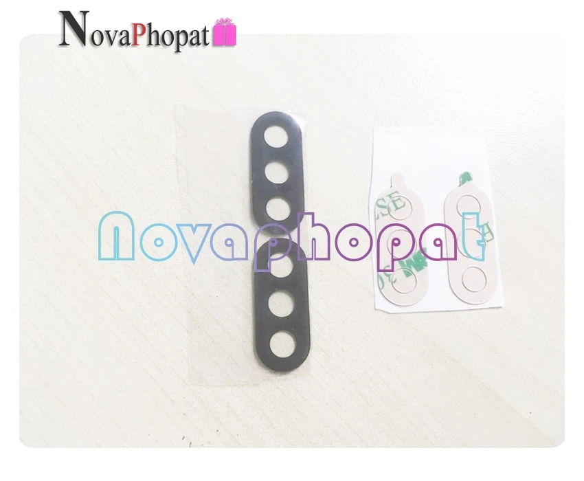 Novaphopat Черная задняя большая задняя камера, стеклянный объектив для Xiaomi mi A1 A2 mi x 2 Note 4x note 6 pro, объектив и наклейка+ отслеживание