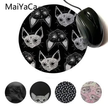 

MaiYaCa Non Slip PC Kittens Black Version DIY Design Pattern Game mousepad Customized MousePads Computer Laptop Anime Mouse Mat