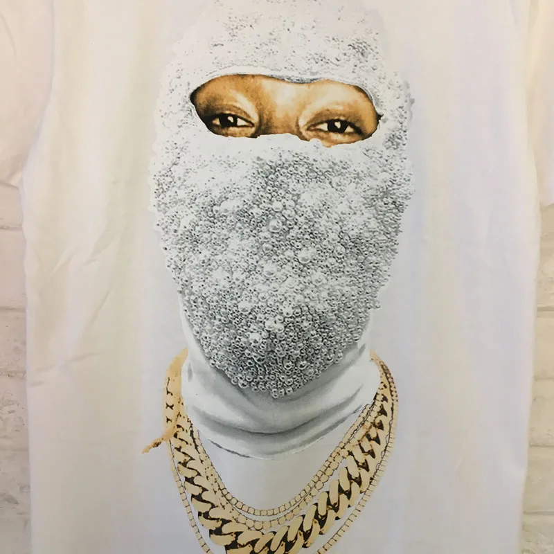 Летний стиль алмаз женщина в маске футболка s Женщины Мужчины высокого качества хлопок хип-хоп скейтерская футболка уличная футболка