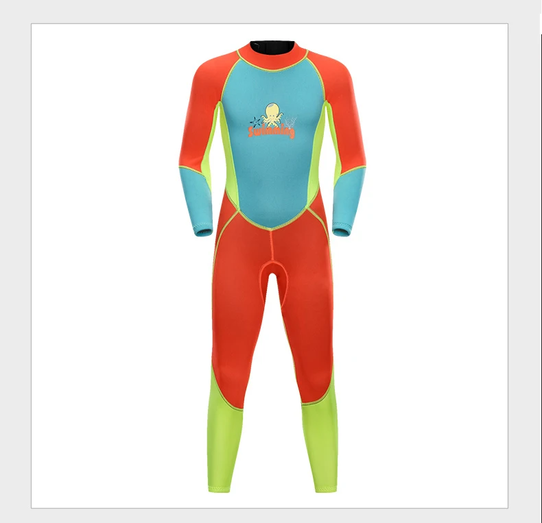 SBART, неопрен Костюм Гидрокостюмы Детский Гидрокостюм 2 мм цельный костюм типа комбинезона водолазный костюм гидрокостюм для водного спорта и отдыха для подводной охоты, детский купальник с УФ-защитой