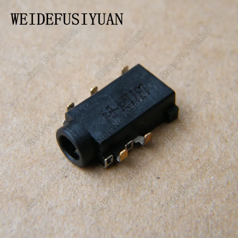 Audio Port Headphone Microphone Jack Socket 5P 5pin Connector Plug for Laptop Notebook