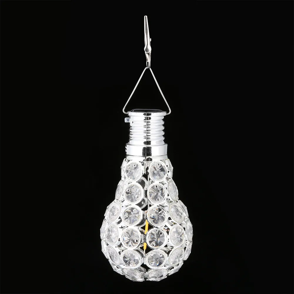 

Home Garden Solar Light Bulb Waterproof Solar Rotatable Outdoor Garden Camping Hanging LED Light Lamp Bulb Warm Lighting