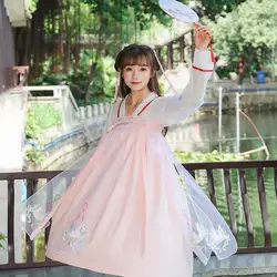 2019 hanfu Женский Китайский древний костюм сказочной принцессы традиционный hanfu древний китайский костюм для косплея костюм Тан