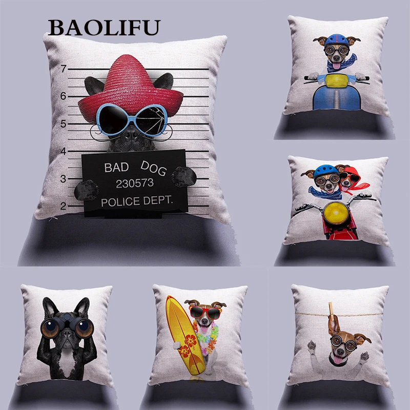Buy BAOLIFU pillow case Funny Dog Pillow Animal