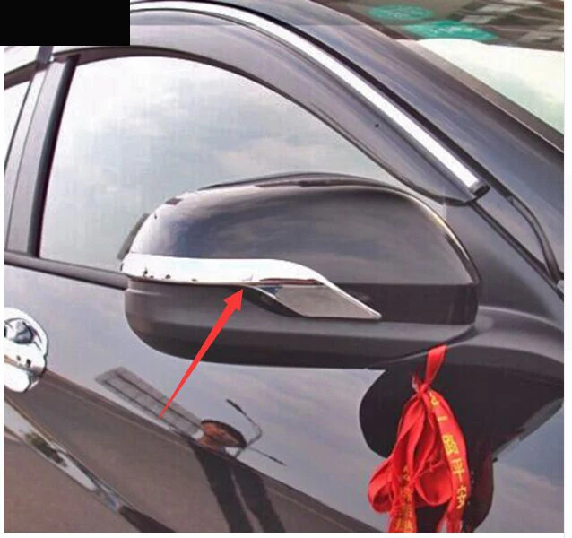 

2017 ACCESSORIES FIT FOR 2014-2016 honda HR-V VEZEL SIDE MIRROR CHROME COVER SCRATCH PROTECTOR TRIM GARNISH REAR VIEW