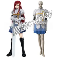 2015 por encargo Fairy Tail Cosplay Fairy Tail Erza Scarlet Cosplay del Anime para mujeres