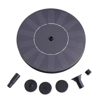 

7V Solar Power Fountain Pump Engineering Plastic Floating Fountain Water Pump for Garden Pond Pool Fish Tank 180L/H 1.4W