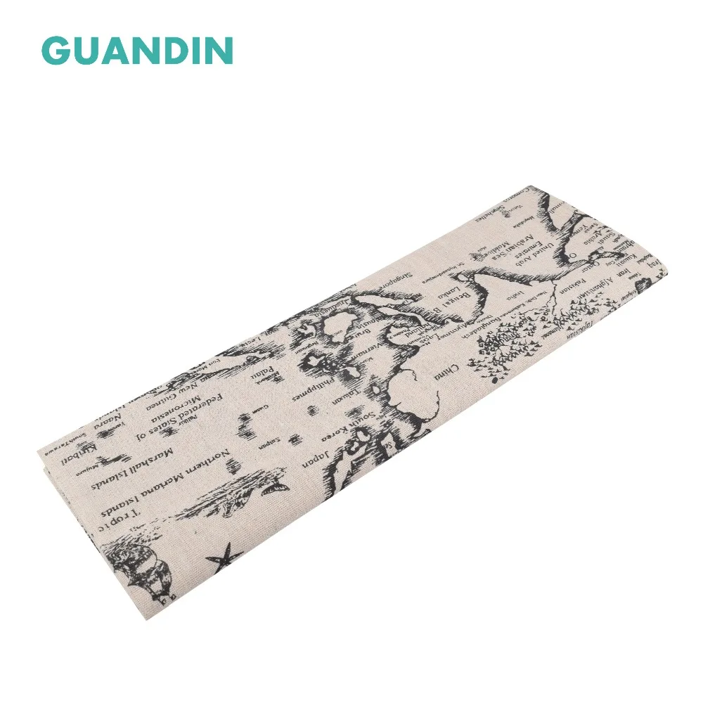 Guandin ، مطبوعة القطن الكتان النسيج اللحف/diy الخياطة/أريكة الجدول القماش/furniturecover/وسادة المواد خريطة العالم 100*145 سنتيمتر Guandin ، مطبوعة القطن الكتان النسيج اللحف/diy الخياطة/أريكة الجدول القماش/furniturecover/وسادة المواد خريطة العالم 100*145 سنتيمتر