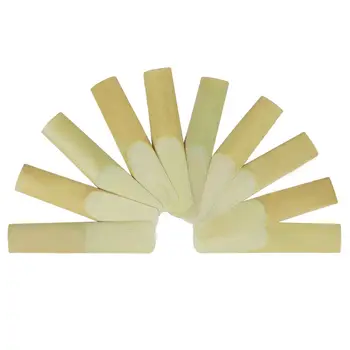

New SLADE 10 pcs/ Box High Grade Eb Alto Saxophone Reed Sax Bamboo Reeds Strength 2.5 Woodwind Instrument Accessories
