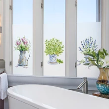 Оконная наклейка из матовой фольги, Балконная целлофановая Непрозрачное окно, паста, маленькая свежая декоративная бумага на окна