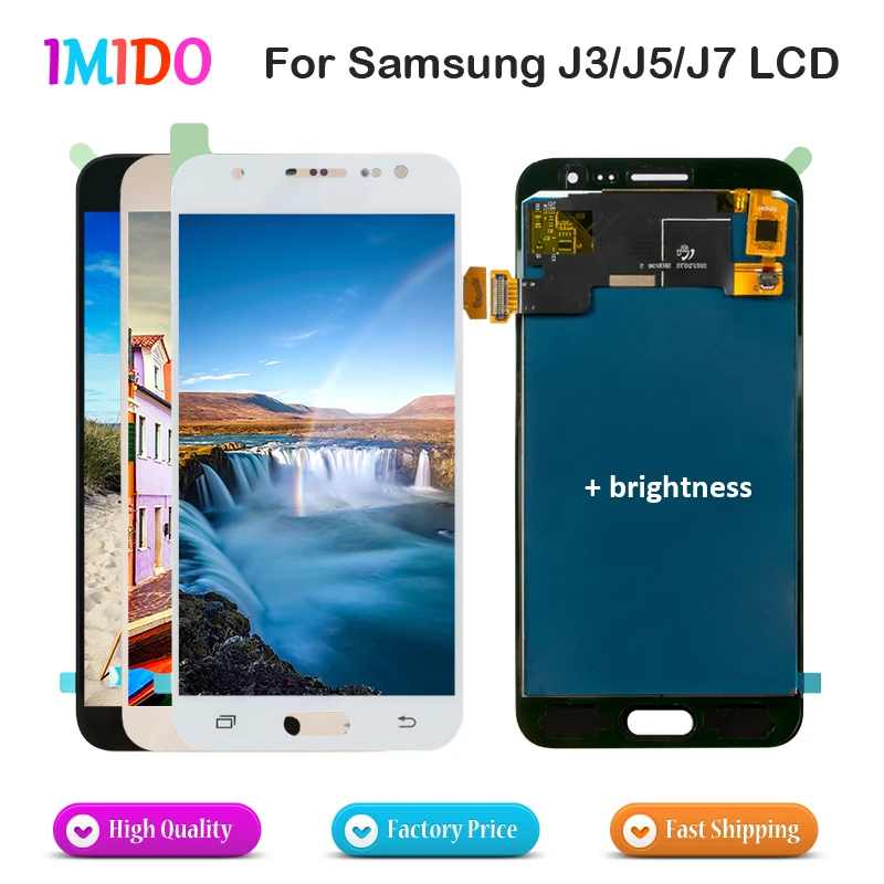 

3Pcs/Lot For Samsung Galaxy J3 J320 J320M J5 J500fn J500M J7 J700F J700M J700H LCD Display Touch Screen Digitizer Assembly