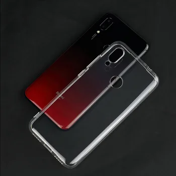 

100Pcs/lot Xiaomi Redmi 7 7 pro Phone TPU Case Cases Ultra-thin Transparent TPU Silicone Red mi 7 7Pro Phone Simple Case Cover