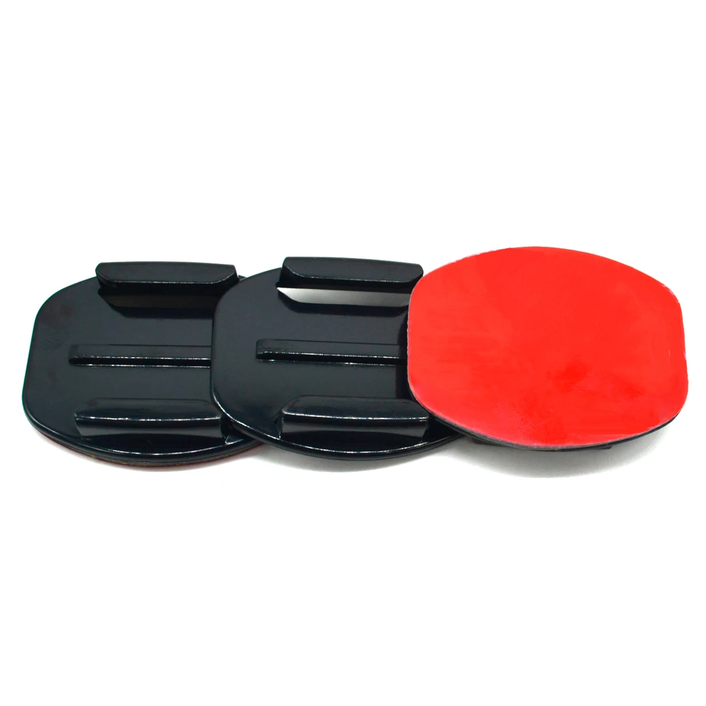 16x Flat Curved Adhesive Mount Double-sided Sticker Sticky Glue Firm Pad for GoPro Hero 6/5/4/3+ SJCAM Sports Cameras Accessory