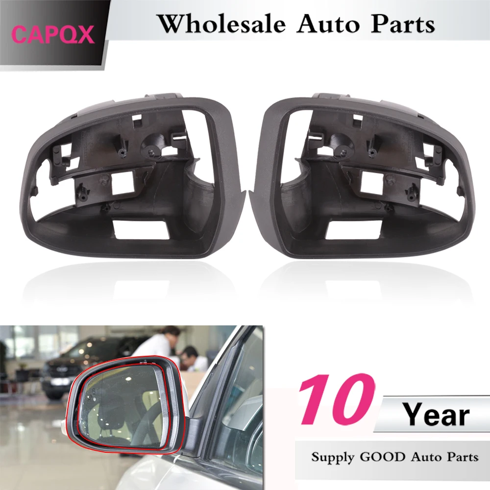 

CAPQX With camera hole For Ford Focus MK3 2012-2017 Side Rearview mirror Frame cover mirror lens house Case Cap replacement