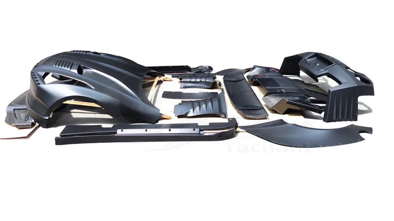 2008-2014 Nissan R35 GTR CBA DBA Bensopra Style Body Kit w LED PCF (4)