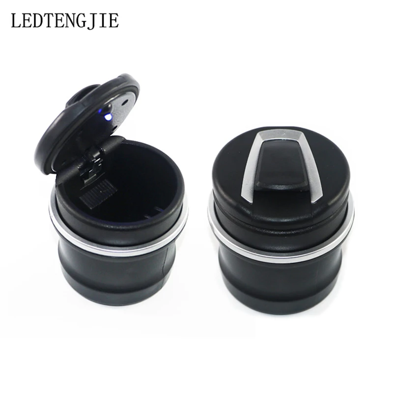 

LEDTENGJIE New Materials High Flame Retardant Car High Temperature LED Ashtray Automotive Interior Supplies