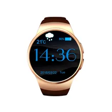 Smart Watch KW18 smart watch sim karte MTK2502C Pulsmesser Touchscreen Smartwatch für iOS Android smart uhren