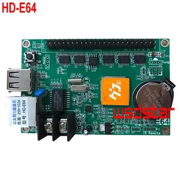 

HD HD-E64 Ethernet & USB port Single & Dual color control card 1024*256 LED display control card E64