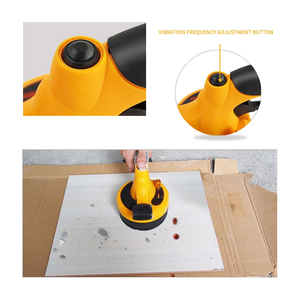 Lithium Battery Wireless Tile Leveling Machine Tile Floor Portable Power Tool Wall Tile Vibration L