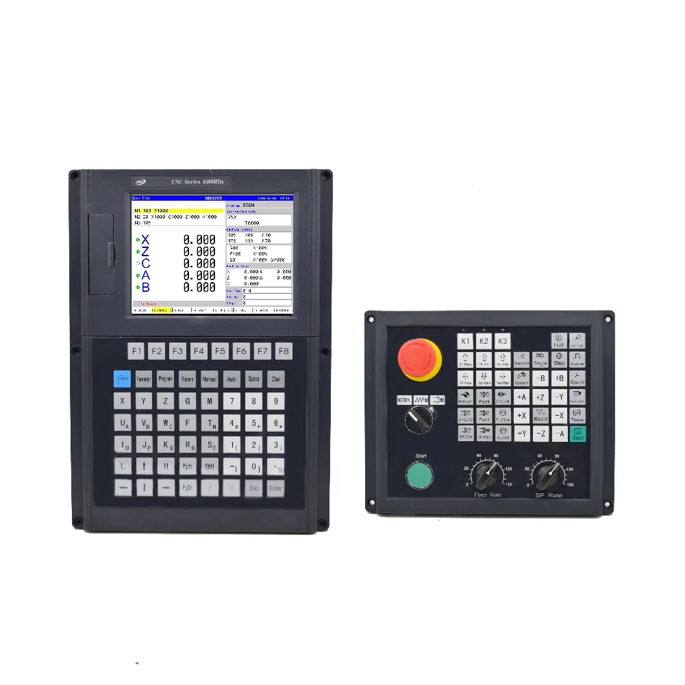 

Vertical 4 axis G-code CNC Milling controller RS232 total CNC solution logo customized